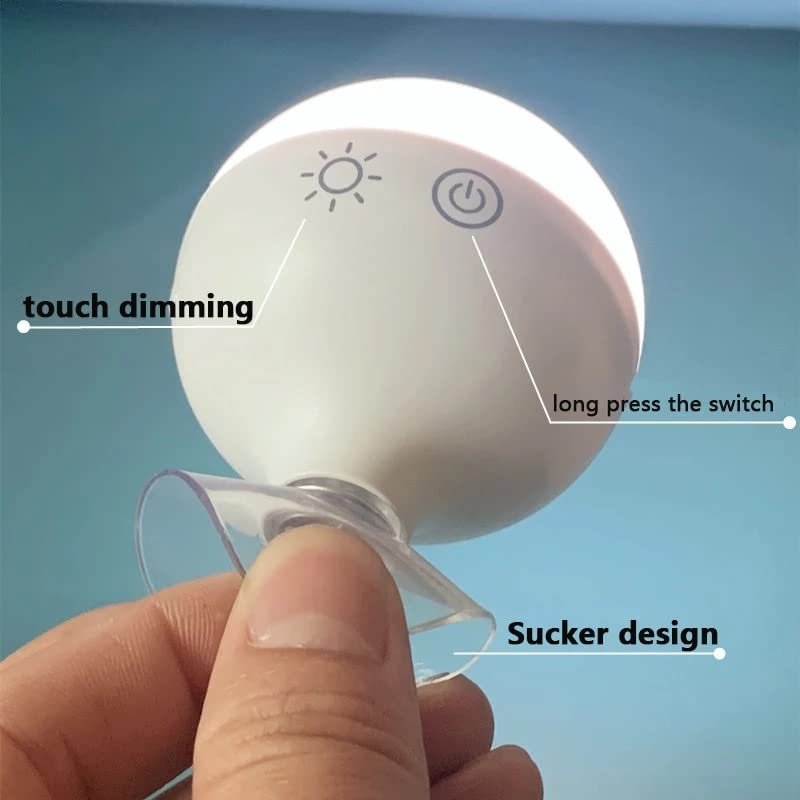 ZILOTY HOMENITY - Rechargeable Color Changing Mirror Suction Light, Studio Light, Vanity Light