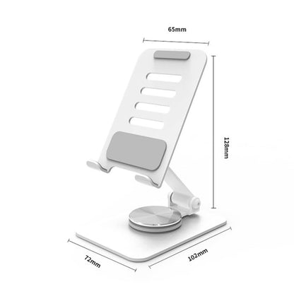 Ziloty 360° Rotating Cell Phone Stand Adjustable Foldable Desktop Phone Holder iPhone Stand Compatible with All iPhone iPad Tablet 4-10'' Office Desk Accessories(multicolour)