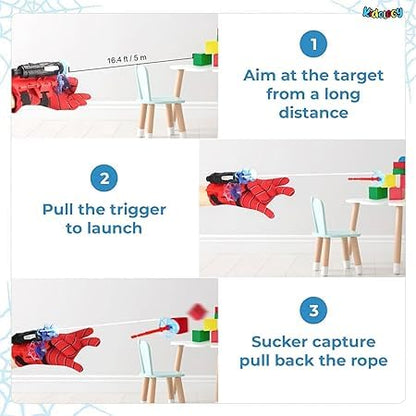 Ziloty Spider Web Shooter Toy | Hero Launcher for Kids Cosplay