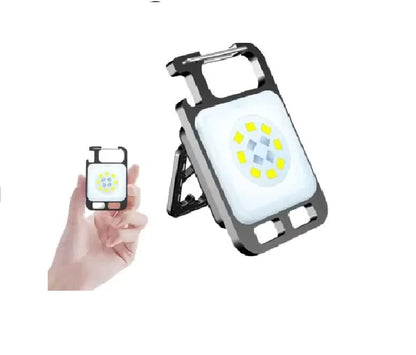 Ziloty Mini COB LED Flashlight | COB 4 Modes Flashlight Keychain | Keychain Torch USB Rechargeable | Flashlight with Bottle Opener(multi use)