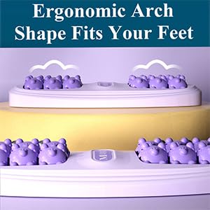 Ziloty Foot Massager Roller ,Plantar Fasciitis Relief Heel/Arch/Muscle Aches/Foot Pain/Stress Relief And Deep Relaxation - Relaxation Gifts For Women,Men - Shiatsu Acupuncture Massage(G)