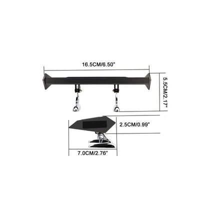 Ziloty 6.5 inch Universal LED Car Spoiler Lights The New Solar Streamer Warning Tail Light Suitable for Pickup Truck, RV, GM Automotive Exterior Accessories
