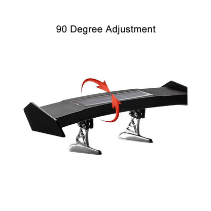 Ziloty 6.5 inch Universal LED Car Spoiler Lights The New Solar Streamer Warning Tail Light Suitable for Pickup Truck, RV, GM Automotive Exterior Accessories