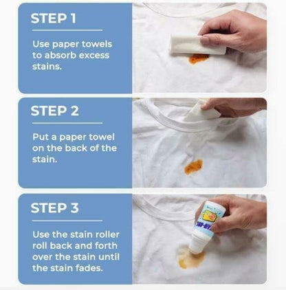 Stain Remover for Clothes | Multi-Purpose Roll Bead Stain Cleaner