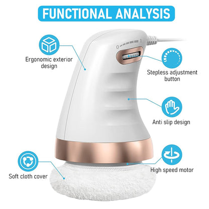 Ziloty Body Massager Electric Shoulder Back Massager Full Body Massager for Neck, Back, Arm, Lumbar, Leg Viberation Muscle Massager with Stepless Adjustment Knob Beauty Sculpt Massager