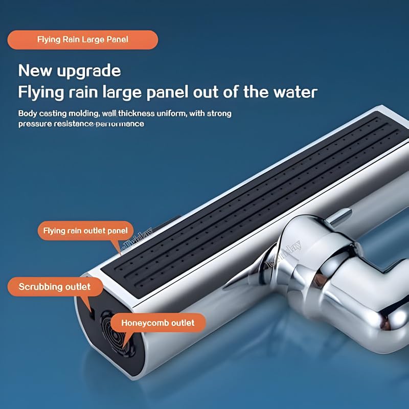 Ziloty Waterfall Kitchen Faucet, Stainless Steel Kitchen Faucet