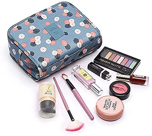 Ziloty Hanging Travel Toiletry Bag Cosmetic Make up Organizer Multifunction Portable Makeup Pouch for Women and Girls Waterproof Ladies Case Travelling Storage Inner Ware (Multicolor)