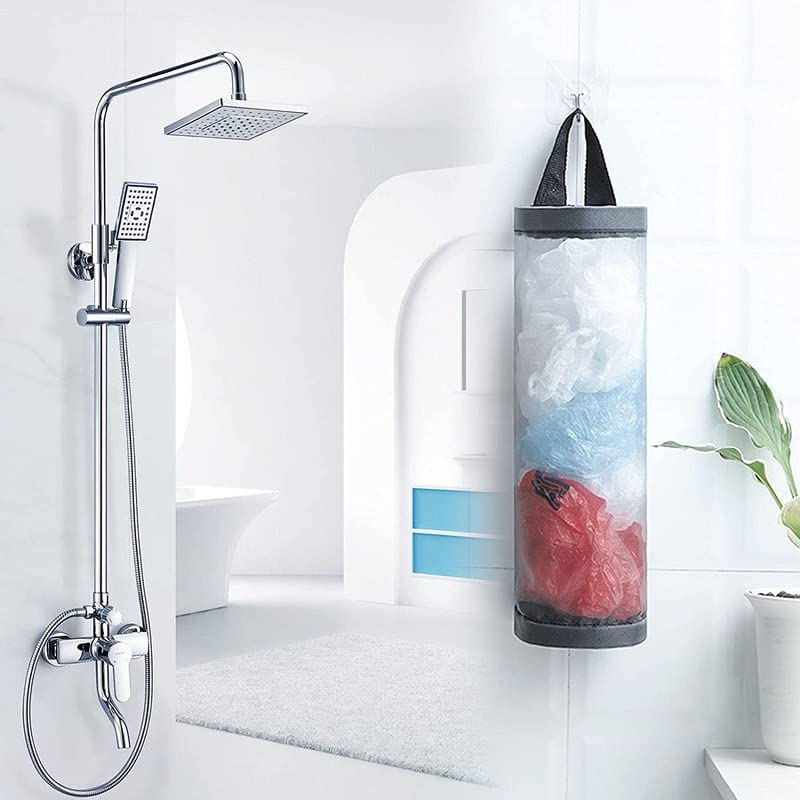 Ziloty 1 PC Plastic Bag Holder Carry Bag Holder for Kitchen - Versatile Bag Holder, Garbage Bag Dispenser, Plastic Cover Storage, Polythene Bag Stand - Ideal for Home & Kitchen -Mix Color