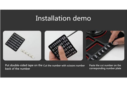 Ziloty Car Accessories Anti-Slip Car Dashboard Mat & Mobile Phone Holder Mount - Universal Non Slip Sticky Rubber Pad for Smartphone, GPS Navigation, God Idols, Toys, Coins