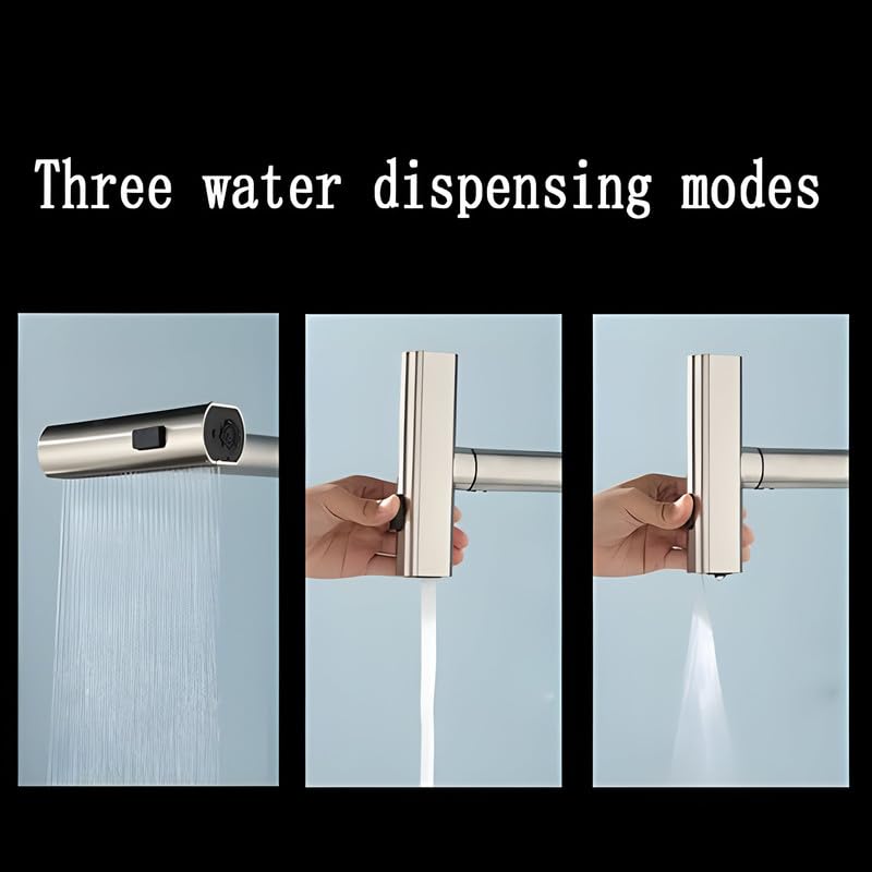 Ziloty Waterfall Kitchen Faucet, Stainless Steel Kitchen Faucet