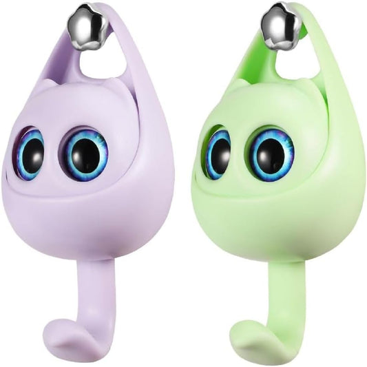 Ziloty self Adhesive Coat Hook, Wink Cat Key Holder for Wall Cute Cat Hooks, Decorative Wall Hooks for Hanging Key, Towels, Scarf, Hats, Coat, Cloth, Bags, Cute Room Decor (1 Pcs)