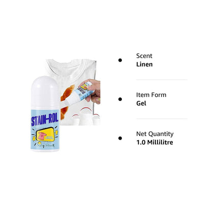 Stain Remover for Clothes | Multi-Purpose Roll Bead Stain Cleaner