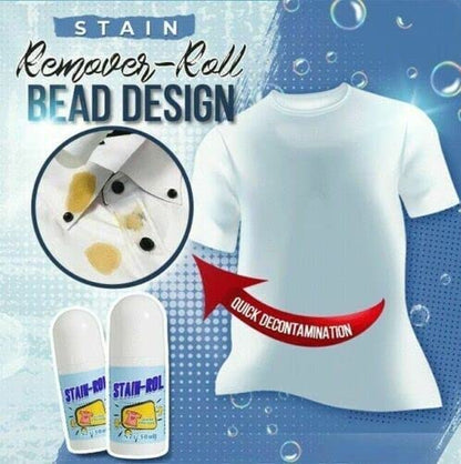 Stain Remover for Clothes | Multi-Purpose Roll Bead Stain Cleaner