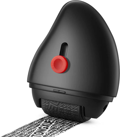 Ziloty Identity Protection Roller Stamp Guard Your ID Stamp Roller with Cutting Tool Designed for Anti-Theft, Protect Your Confidential Address, Bank Statement, Personal Privacy