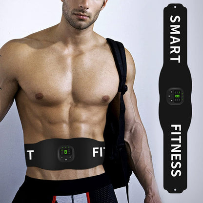Ziloty weight loss Abdomen Waist for Fitness Belt Abdominal Smart Home Men Exercise Women USB Training of Black Charging