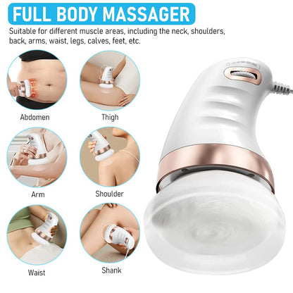 Ziloty Body Massager Electric Shoulder Back Massager Full Body Massager for Neck, Back, Arm, Lumbar, Leg Viberation Muscle Massager with Stepless Adjustment Knob Beauty Sculpt Massager