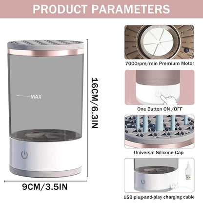 Ziloty Electric Makeup Brush Cleaner | USB Automatic Cosmetic Tool