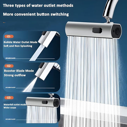 Ziloty Waterfall Kitchen Faucet, Stainless Steel Kitchen Faucet