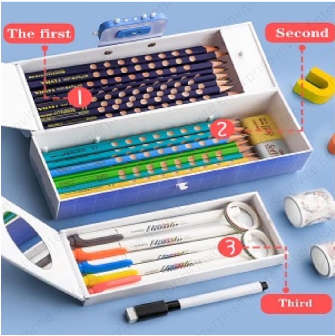 Ziloty Suitcase style astronaut pencil box