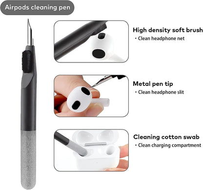 Ziloty 18 in 1 Electronic Cleaner Kit with 3 in 1 Cleaning Pen,Laptop Screen Keyboard Cleaning Kit,Computer Cleaning Kit, 18-in-1 Cleaning Kit for Gadgets, Airpods, Mobile, Tablet, Laptop, Computer