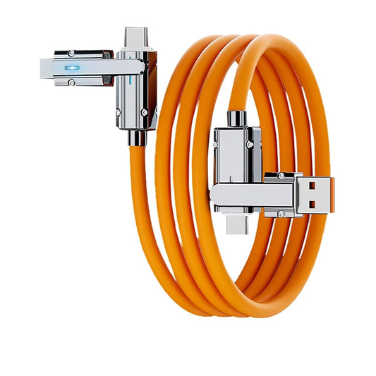 Ziloty USB to USB C Charge Cord,USB C Cable,USB A to USB C 5A Fast Charging (6.6ft 4 in 1)