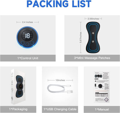 Wireless Neck Massager | EMS Pain Relief for Shoulders & Legs