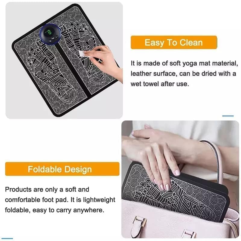 Electric EMS Foot Massager | Pad for Pain Relief & Relaxation
