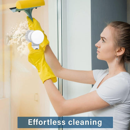 Ziloty Electric Spin Scrubber | 3-Head Rechargeable Cleaning Brush