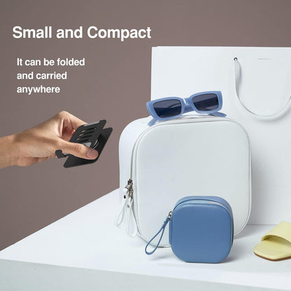 Ziloty 360° Rotating Cell Phone Stand Adjustable Foldable Desktop Phone Holder iPhone Stand Compatible with All iPhone iPad Tablet 4-10'' Office Desk Accessories(multicolour)