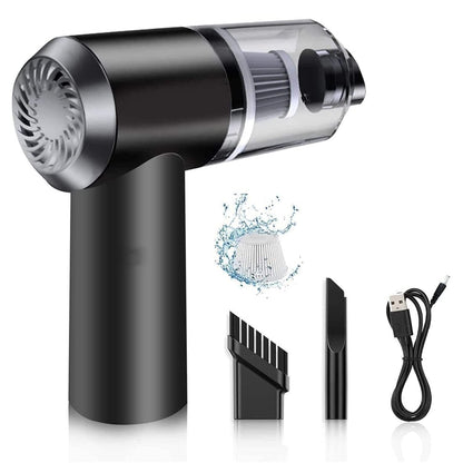 Ziloty 2-in-1 Car Vacuum Cleaner | USB Rechargeable & Portable