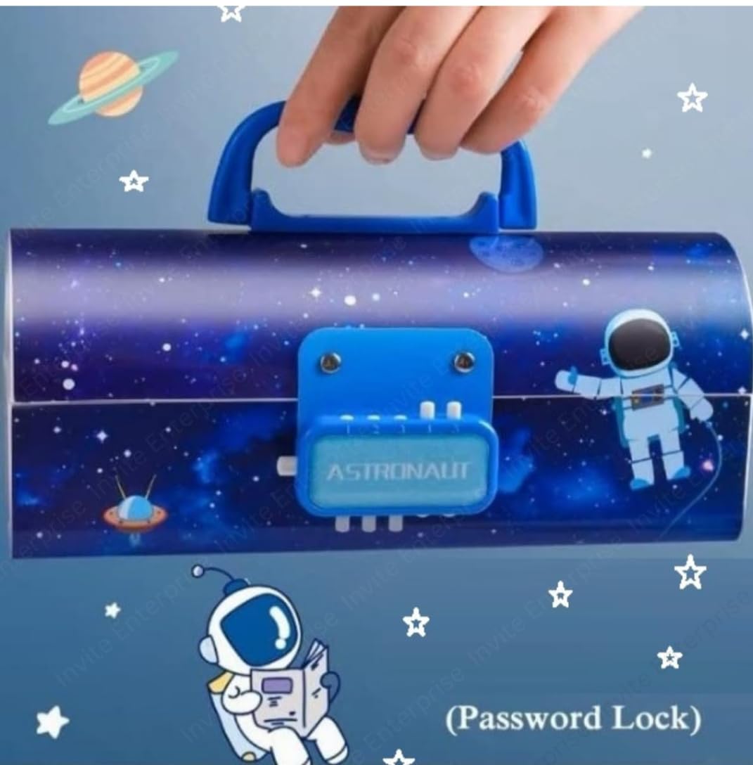 Ziloty Suitcase style astronaut pencil box