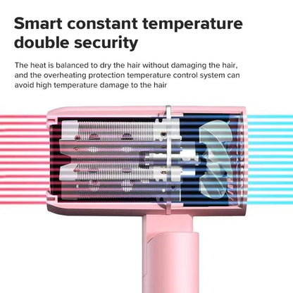 Ziloty Colorful Portable Ionic Hair Care Professinal Quick Dry 1600W Travel Foldable Handle for Hair Care