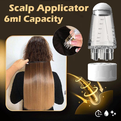 Ziloty Hair Oil applicator, Scalp Applicator Comb, Ball Root Comb applicator Bottle Scalp Massager Hair Growth， Hair Massager for Hair Growth, Ball Hair Oil Applicator Bottle