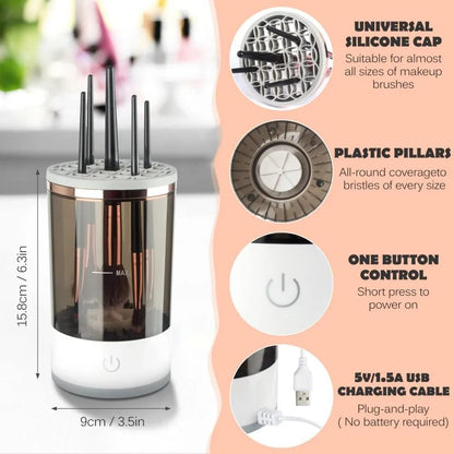 Ziloty Electric Makeup Brush Cleaner | USB Automatic Cosmetic Tool