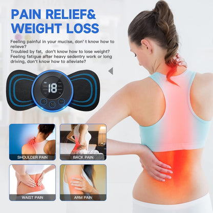Wireless Neck Massager | EMS Pain Relief for Shoulders & Legs