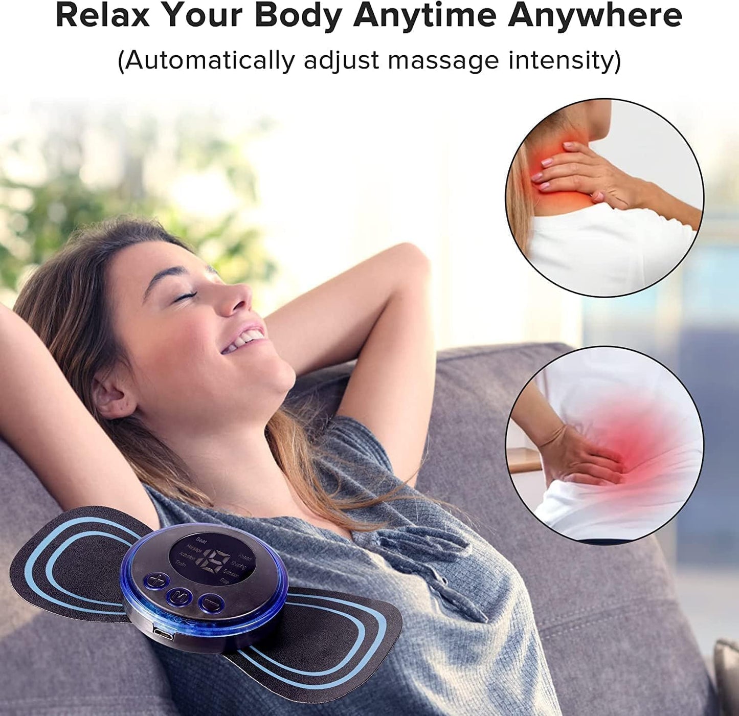 Electric EMS Foot Massager | Pad for Pain Relief & Relaxation