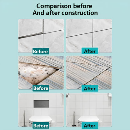 500ml Tile Adhesive Glue Spray, Tile repair sealant With needle design can go deep into the gap to repair loose floor tiles | Waterproof Tiles Grout, quick drying tile injection glue (1 pcs)