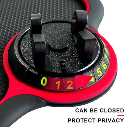 Ziloty Car Accessories Multifunction Anti-Slip Car Dashboard Mat with 360 Degrees Rotating Mobile Phone Holder Mount Non Slip Sticky Rubber Pad for Smartphone, GPS