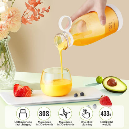 Ziloty Portable Blender | USB Rechargeable Juicer for Shakes