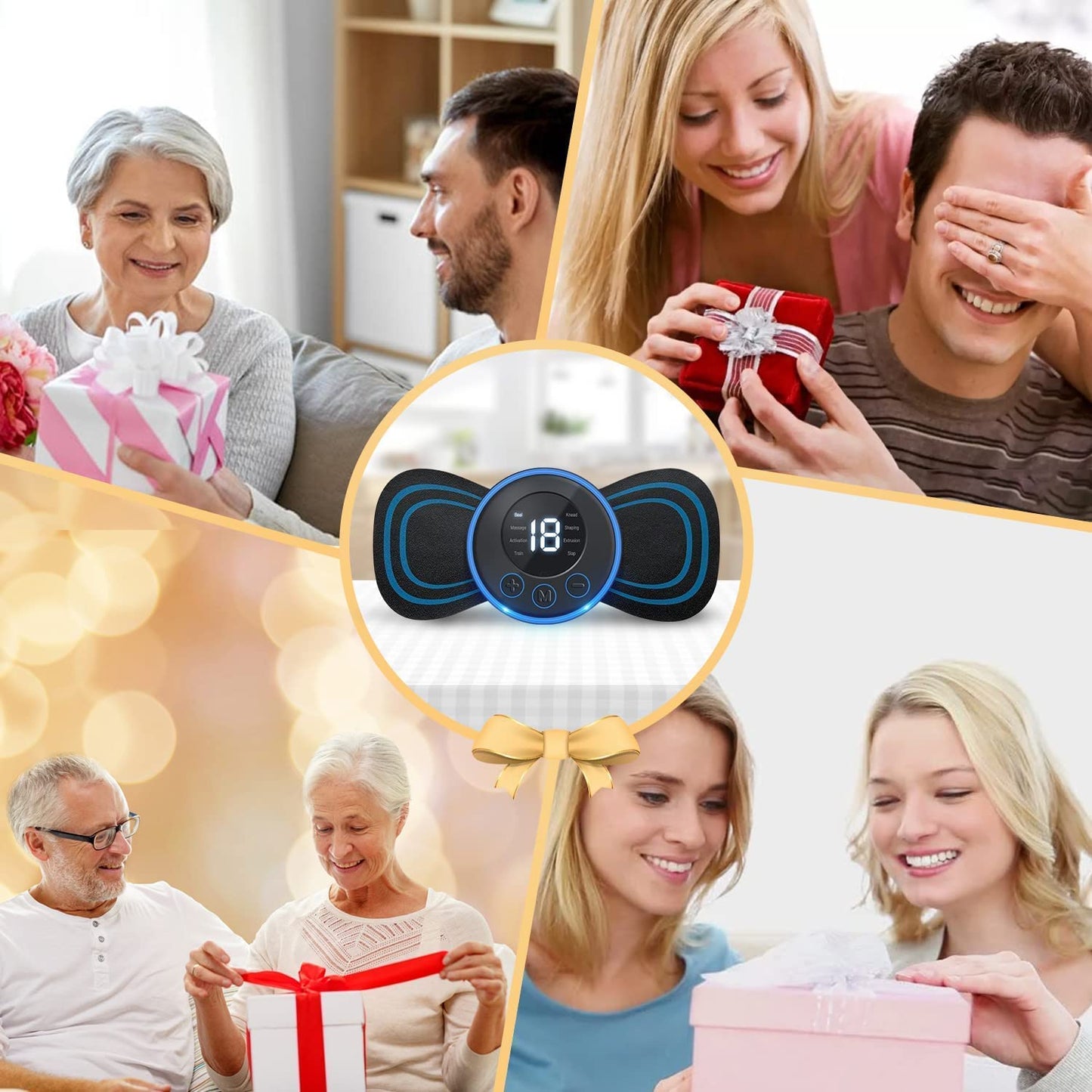 Wireless Neck Massager | EMS Pain Relief for Shoulders & Legs