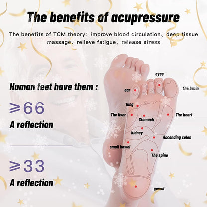 Ziloty Foot Massager Roller ,Plantar Fasciitis Relief Heel/Arch/Muscle Aches/Foot Pain/Stress Relief And Deep Relaxation - Relaxation Gifts For Women,Men - Shiatsu Acupuncture Massage(G)