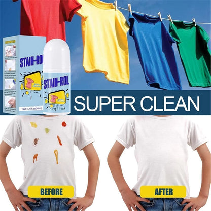 Stain Remover for Clothes | Multi-Purpose Roll Bead Stain Cleaner
