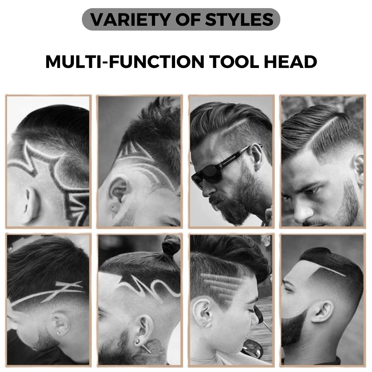 Ziloty Pro Li Outliner Cordless T Blade Hair Clipper Professional 0 Gapped Outlining for Barbers 0mm balding Shape up Digital Display 3 guide comb Powerful Rotary Motor Runtime 180 min
