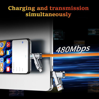 Ziloty USB to USB C Charge Cord,USB C Cable,USB A to USB C 5A Fast Charging (6.6ft 4 in 1)