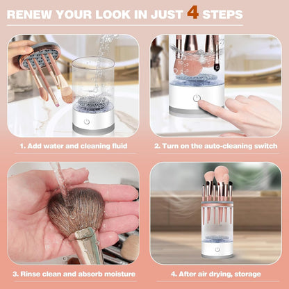 Ziloty Electric Makeup Brush Cleaner | USB Automatic Cosmetic Tool