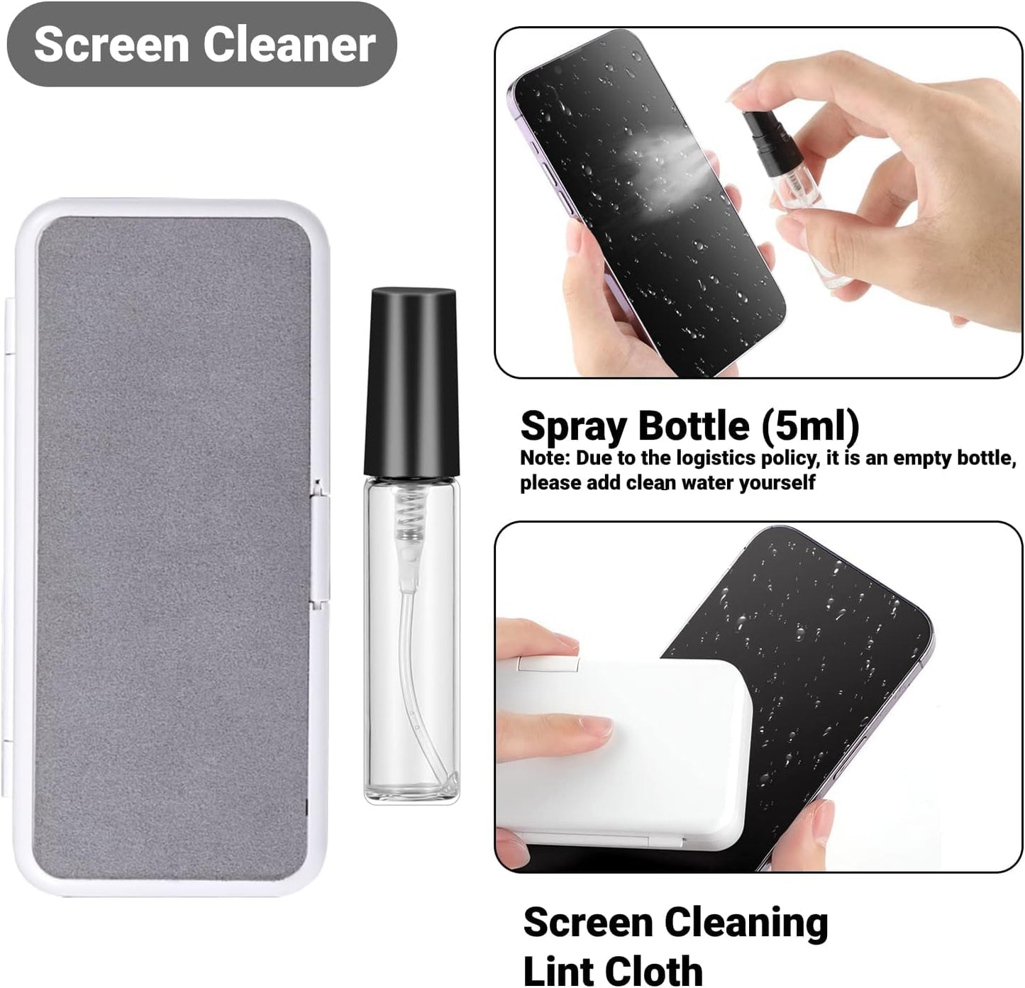 Ziloty 18 in 1 Electronic Cleaner Kit with 3 in 1 Cleaning Pen,Laptop Screen Keyboard Cleaning Kit,Computer Cleaning Kit, 18-in-1 Cleaning Kit for Gadgets, Airpods, Mobile, Tablet, Laptop, Computer