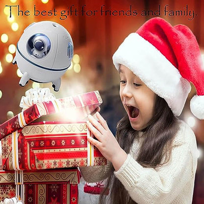 Ziloty Space Capsule Humidifier, Mini Cute Humidifier, Portable Space Capsule Humidifier, 220ml USB Ultrasonic Quiet Air Humidifiers for Home Car Bedroom Office and Travel