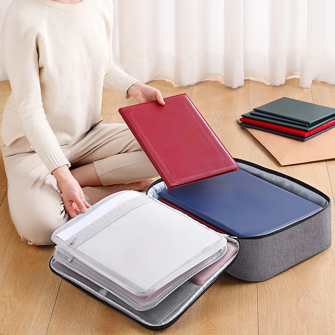 Ziloty Document Holder | A4 File Storage Bag for Certificates