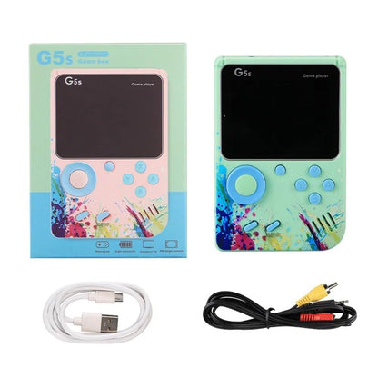 Ziloty  G5 500 in 1 Retro Game Box Only for 1 Player, Handheld Classical Game PAD Can Play On TV, 500 Games Like Contra, Tank, Bomber Man