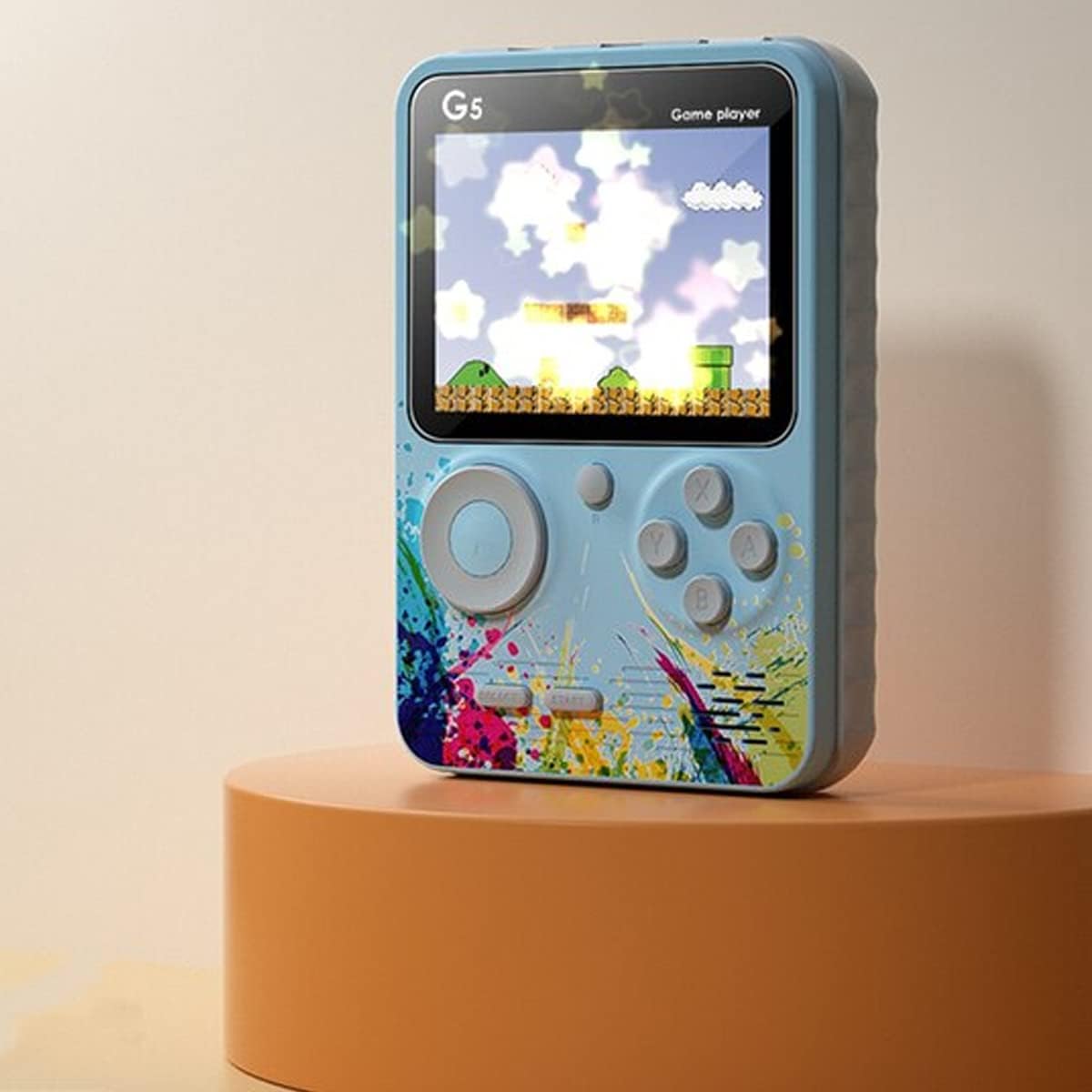 Ziloty  G5 500 in 1 Retro Game Box Only for 1 Player, Handheld Classical Game PAD Can Play On TV, 500 Games Like Contra, Tank, Bomber Man